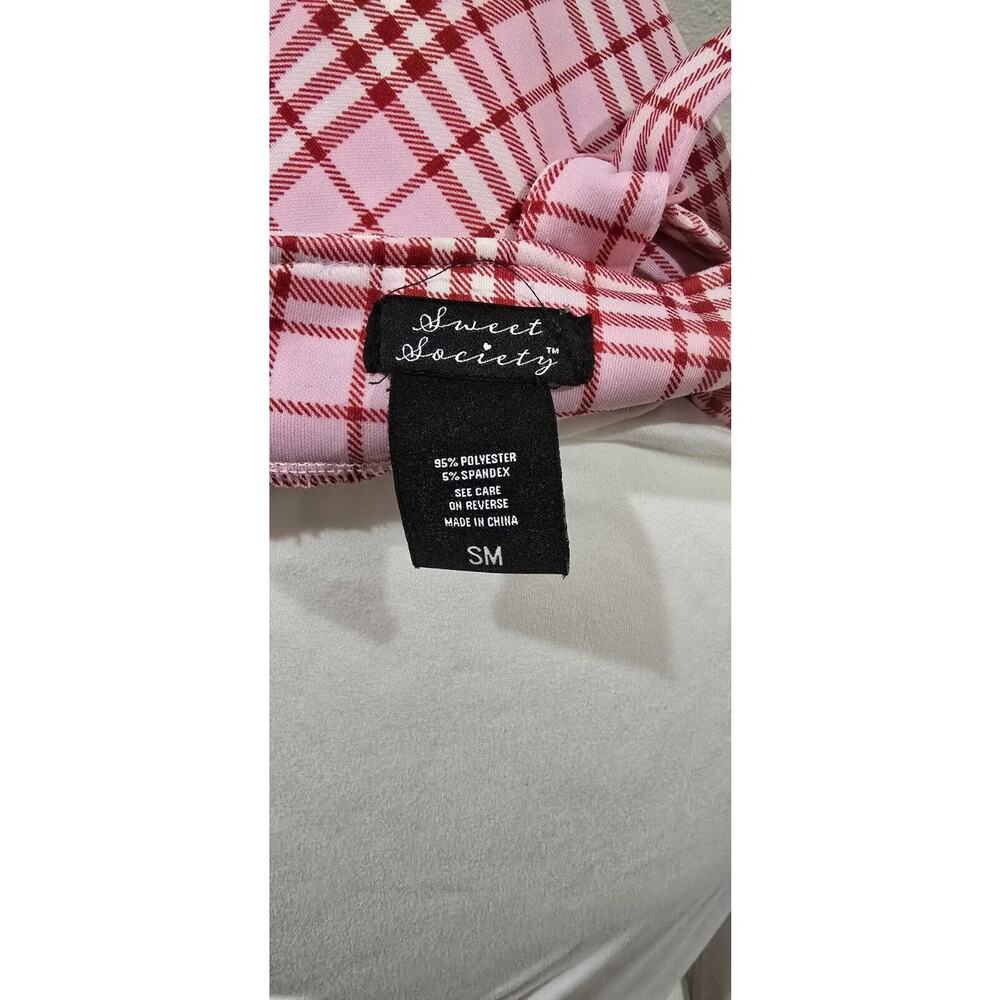 plaid heart suspender skirt size s/m - Picture 4 of 4